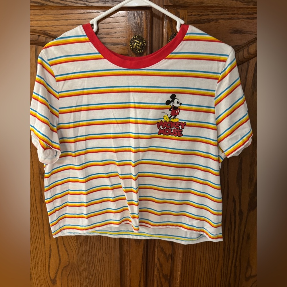 Disney Retro Red and Yellow Short Sleeve Tee